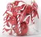 36 pcs Multi-Size Candy Cane Shatterproof Ball Ornaments (Red)